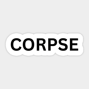 Corpse Sticker